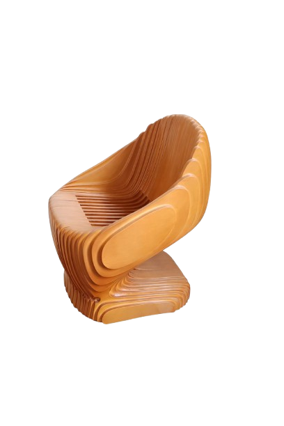 InStyle Art sculptural wooden chair